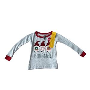 Jaclyn Intimates Boys Gnome Christmas Set 2T Snug Fit Black‎ Red Plaid Sleepwear